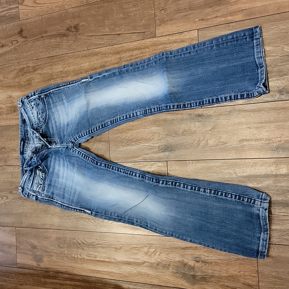 Womens Vigoss The Dallas boot cut denim jeans size 26x28